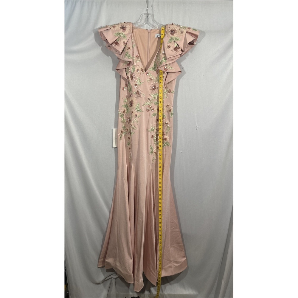 NWT MAC DUGGAL [ 2 ] 11773 Flutter Sleeve Embellished Mermaid Gown J2349 - Picture 6 of 15